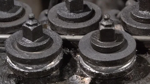 Rectifier for metal wire Stockbeeldmateriaal 102237446