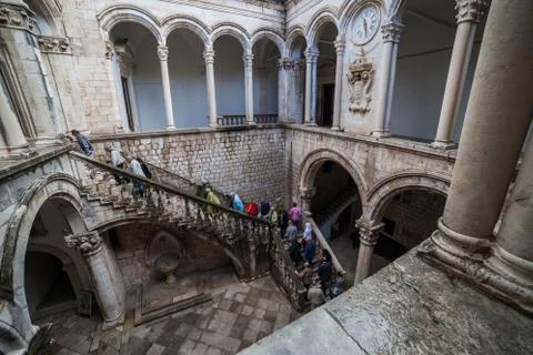 Rector Palace in Dubrovnik Stock-Fotos