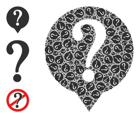 Recursion Query Icon Itself Composition Stock Illustration