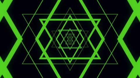 Recursive Occulture Tunnel With Exponential Movement And Seamless Loop Video stock 124289332