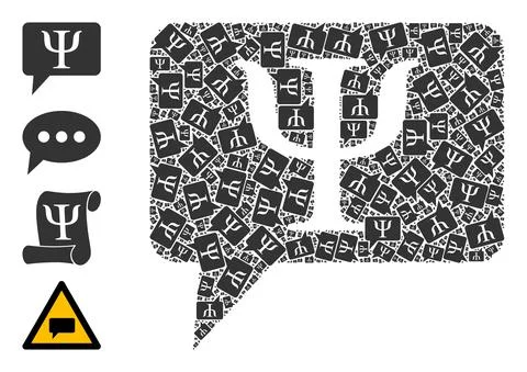 Recursive Suggestion Cloud Icon Itself Composition Stock Illustration