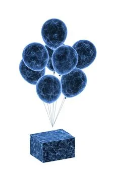 Recyclable boxes and logistics transportation, 3d rendering. Illustrazione stock