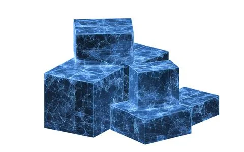 Recyclable boxes and logistics transportation, 3d rendering. Stock Illustration