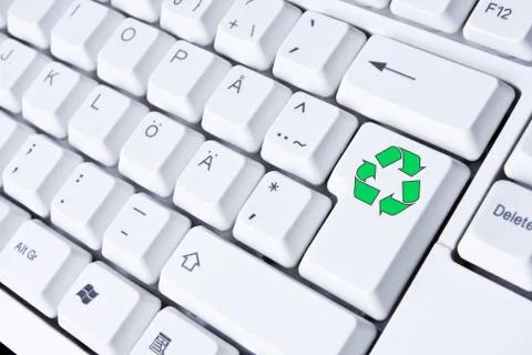 Recyclable electronics Stock Illustration