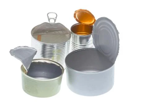 Recyclable garbage isolated on white background Stock Photos