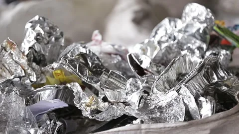 Recyclable waste sorting, close-up on hands, in Vila Prudente, São Paulo Stock Footage 317589623