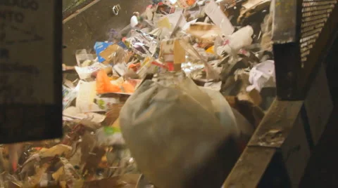 RECYCLABLES GET SORTED Video stock 6527074