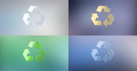Recycle 3d Icon Stock Footage 66781907