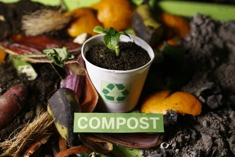 Recycle and composting. Stock Photos