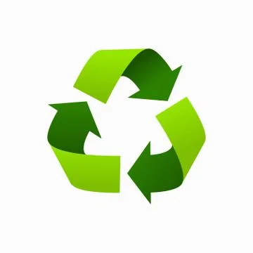 Recycle arrow sign. Isolated Vector sign Stock Illustration