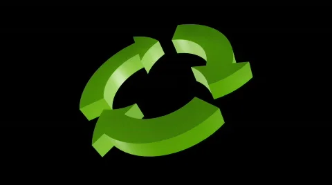 Recycle Arrows Stock Footage 631627