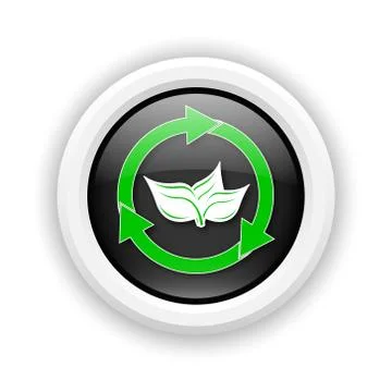 Recycle arrows icon Stock Illustration