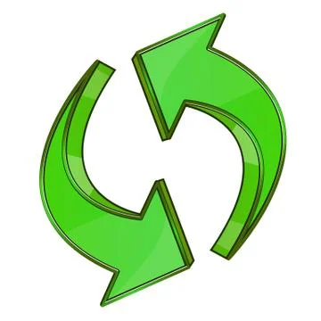 Recycle arrows Stock Illustration