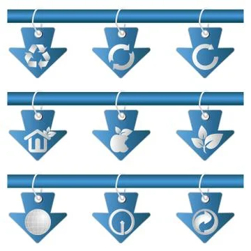 Recycle arrows Stock Illustration