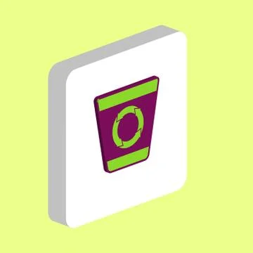 Recycle bin computer symbol 스톡 일러스트