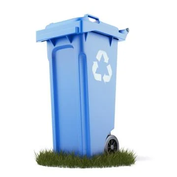 Recycle bin. ecology concept 库存插图