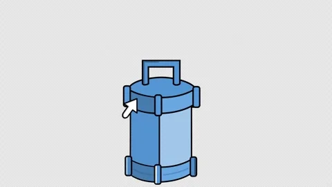 Recycle bin icon animation. Secure document storage. Alpha channel. Stock Footage 292686536