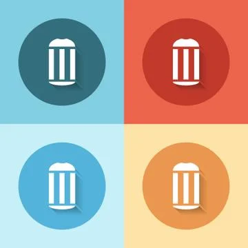 Recycle bin icon Stock Illustration