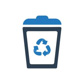 Recycle Bin Icon Stock Illustration
