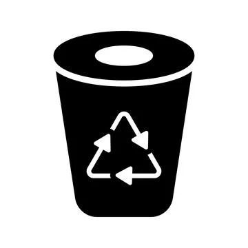 Recycle Bin icon. Stock Illustration