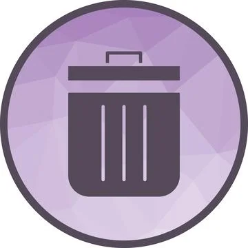Recycle Bin icon vector image. Illustrazione stock