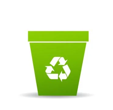 Recycle bin Stock Illustration