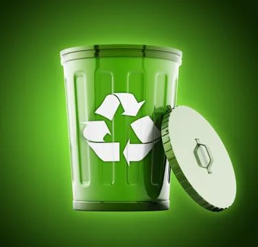 Recycle bin Stock Illustration