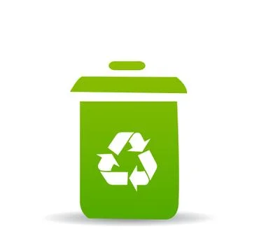 Recycle bin Stock Illustration