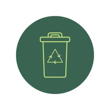 Recycle bin Stock Illustration
