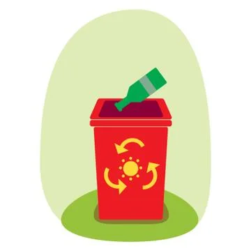Recycle Bin Stock Illustration