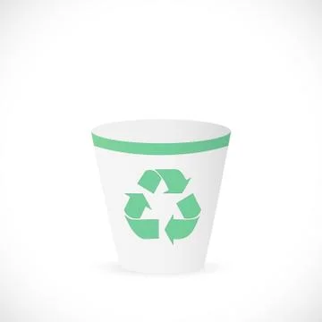Recycle Bin Illustration Stock Illustration