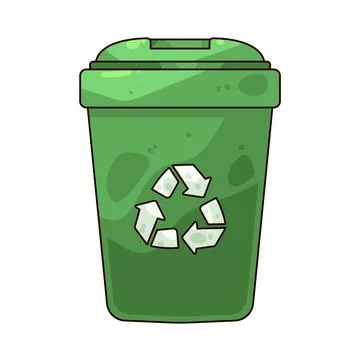 Recycle Bin illustration Stock Illustration