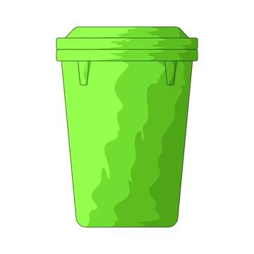 Recycle Bin illustration 스톡 일러스트