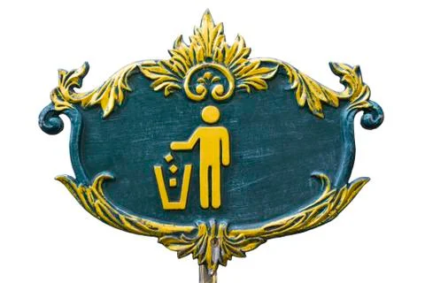 Recycle bin label Stock Photos