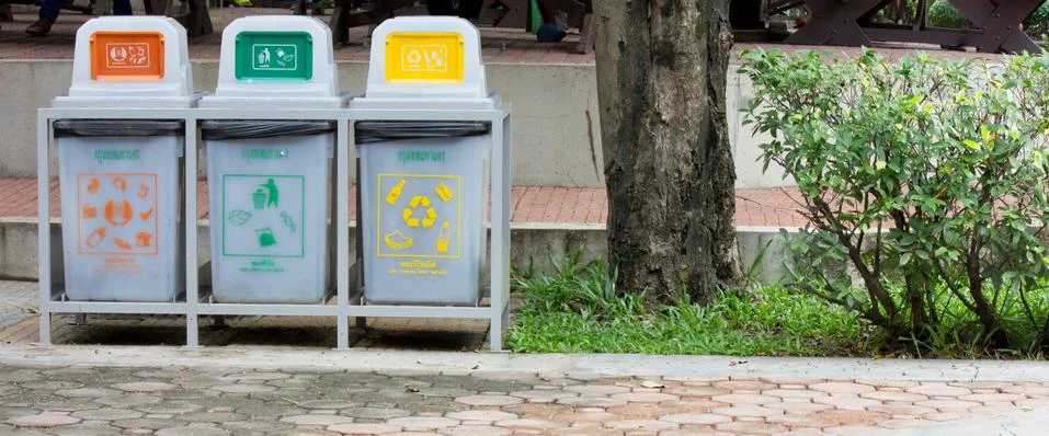 Recycle bin Foto stock