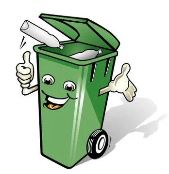 Recycle bins Stock Illustration