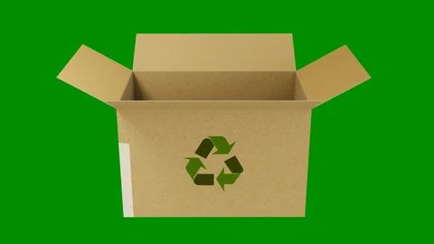 Recycle box Stock Illustration