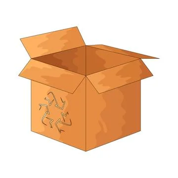 Recycle Box illustration Stock Illustration