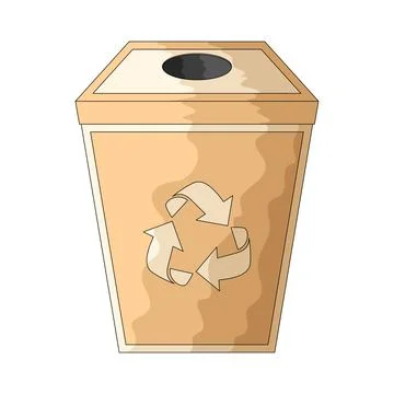 Recycle Box illustration Stock Illustration