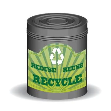 Recycle can Stock Illustration