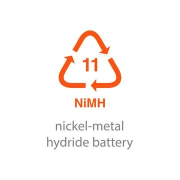 Recycle code icon vector template Stockillustratie