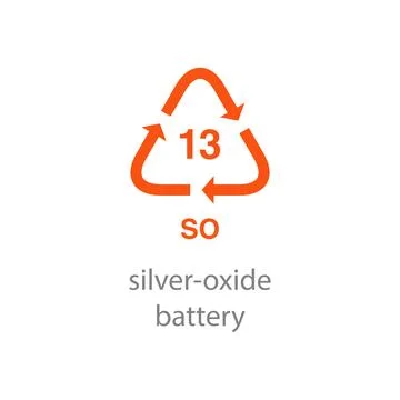 Recycle code icon vector template Stockillustratie