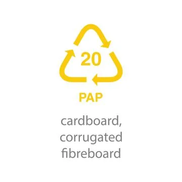 Recycle code icon vector template イラスト素材