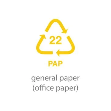 Recycle code icon vector template イラスト素材