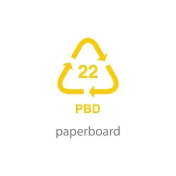 Recycle code icon vector template Stock-Illustration