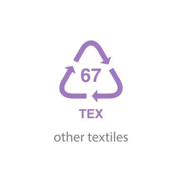 Recycle code icon vector template Stockillustratie