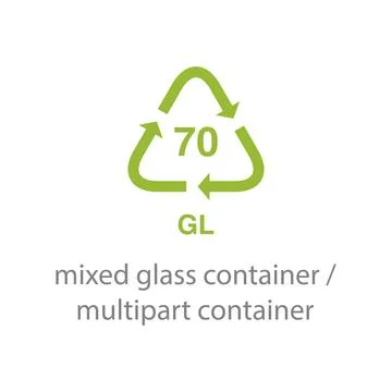 Recycle code icon vector template イラスト素材