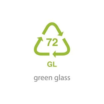 Recycle code icon vector template Illustrazione stock