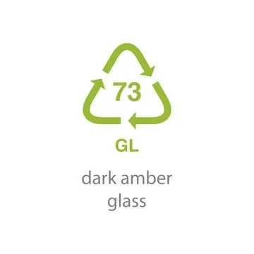 Recycle code icon vector template Stockillustratie