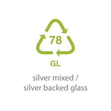 Recycle code icon vector template Stock-Illustration